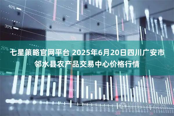 七星策略官网平台 2025年6月20日四川广安市邻水县农产品交易中心价格行情