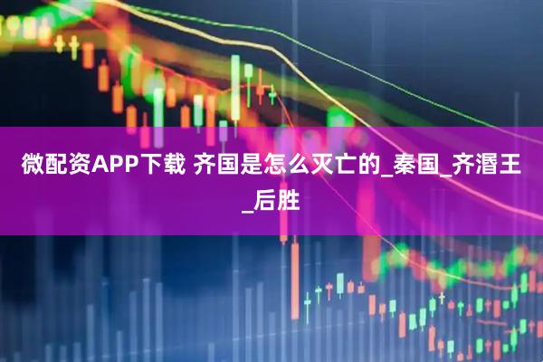 微配资APP下载 齐国是怎么灭亡的_秦国_齐湣王_后胜